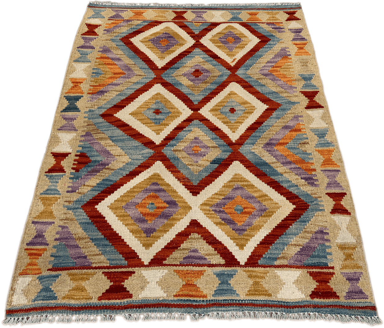 Chobi Kilim Rug - 114 cm x 82 cm