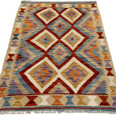 Chobi Kilim Rug - 114 cm x 82 cm