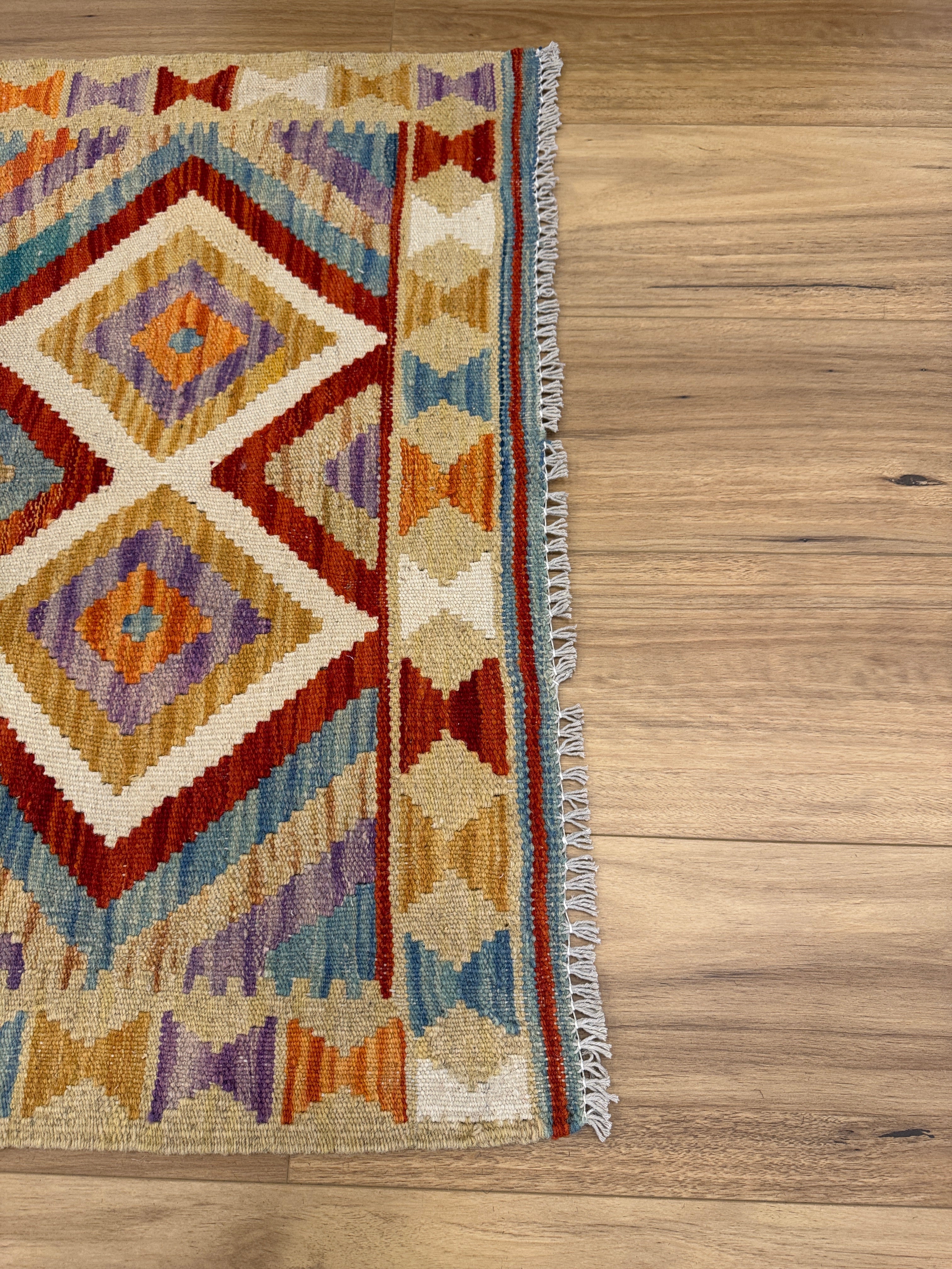 Chobi Kilim Rug - 114 cm x 82 cm