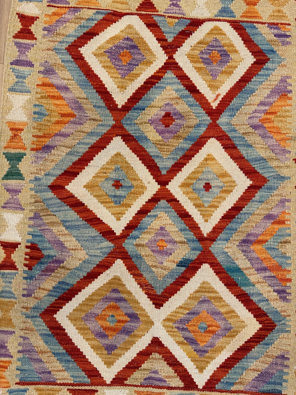 Chobi Kilim Rug - 114 cm x 82 cm