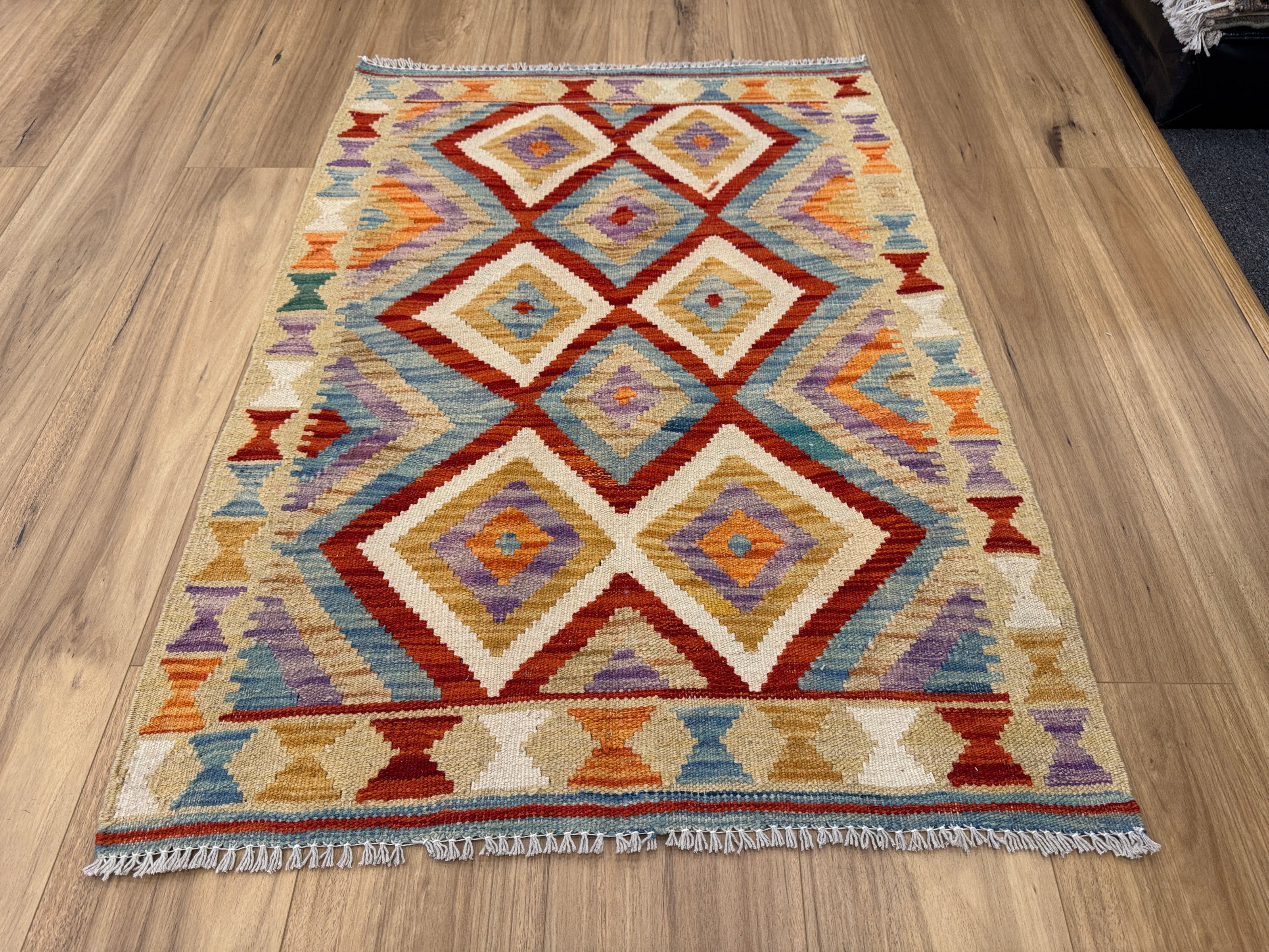 Chobi Kilim Rug - 114 cm x 82 cm