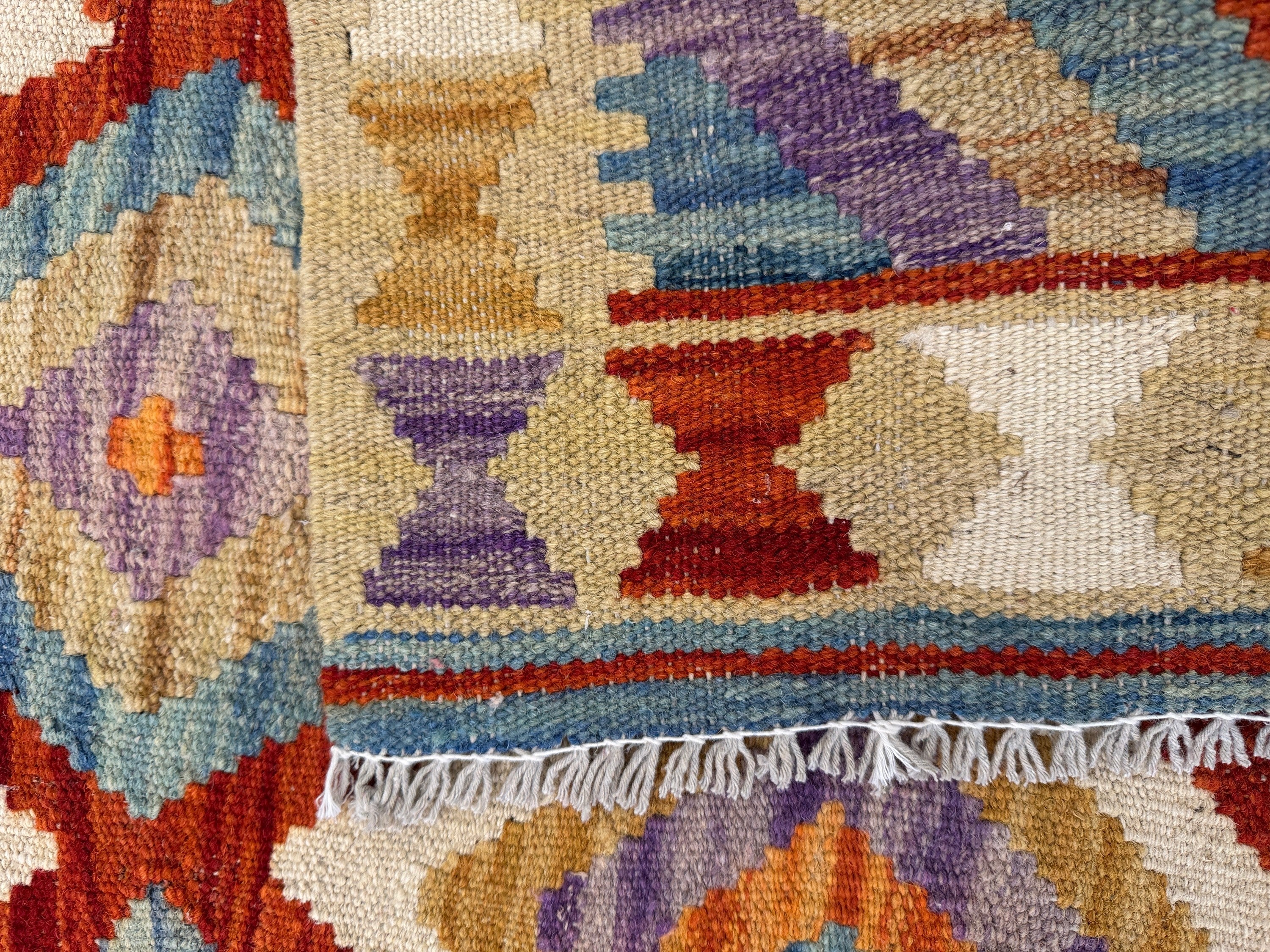 Chobi Kilim Rug - 114 cm x 82 cm