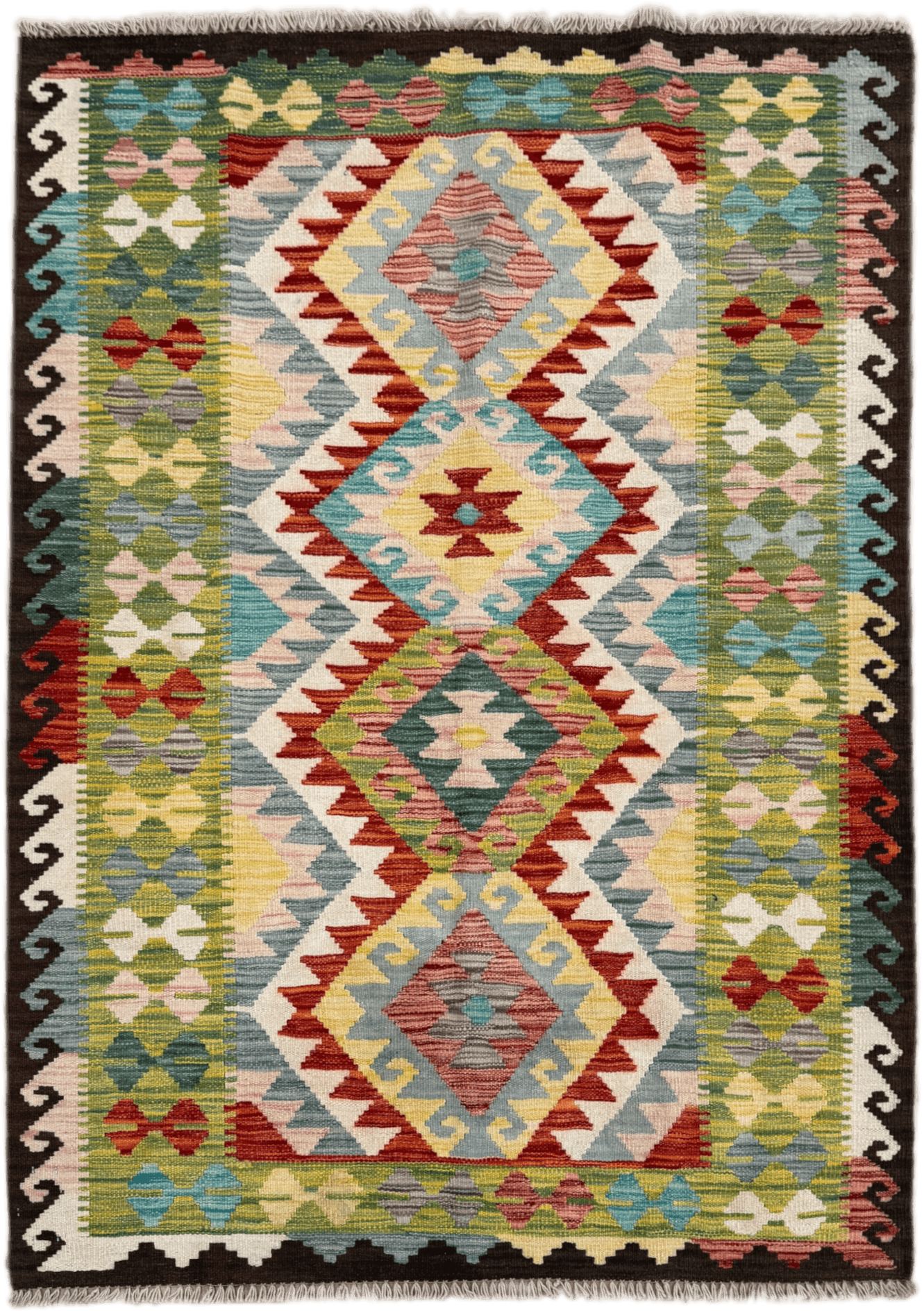 Chobi Kilim Rug - 173 cm x 122 cm