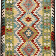 Chobi Kilim Rug - 173 cm x 122 cm