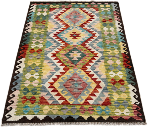 Chobi Kilim Rug - 173 cm x 122 cm