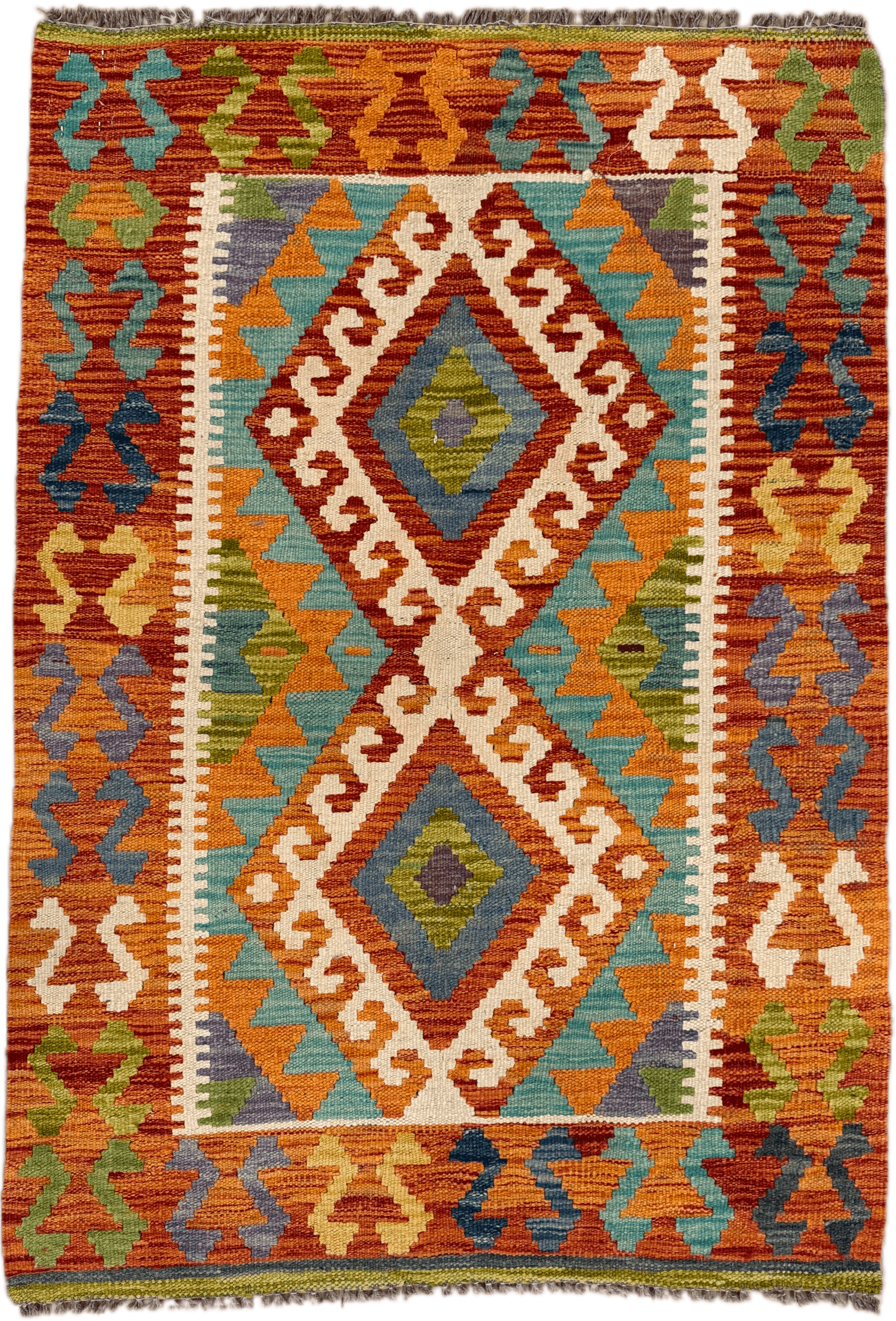 Chobi Kilim Rug - 122 cm x 81 cm