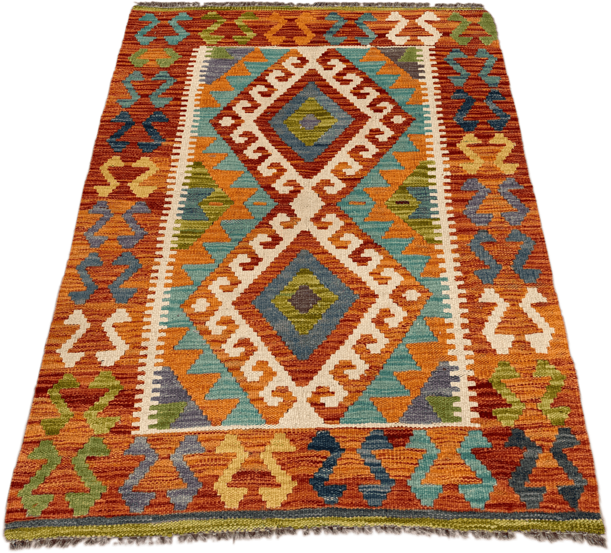 Chobi Kilim Rug - 122 cm x 81 cm