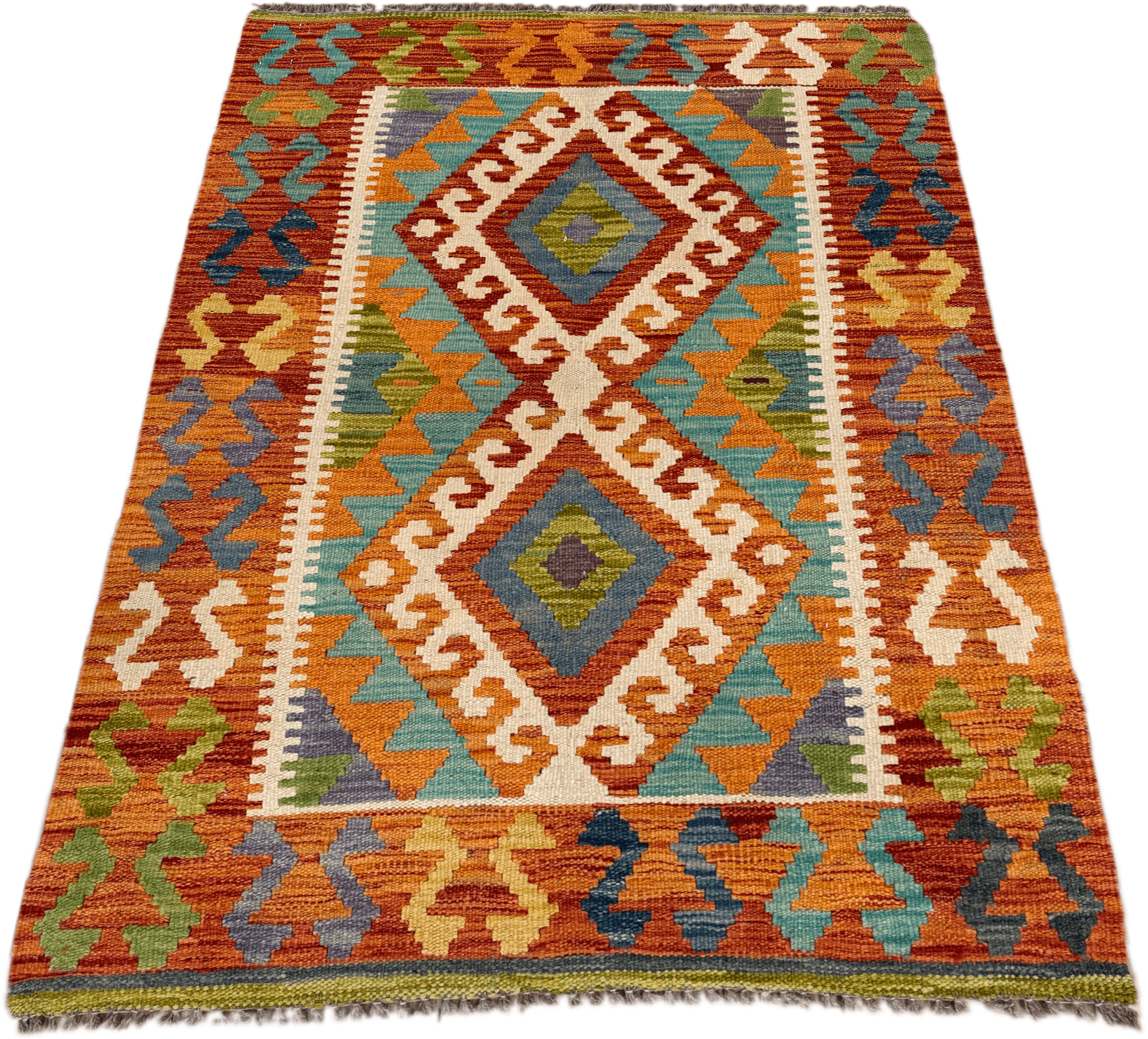 Chobi Kilim Rug - 122 cm x 81 cm