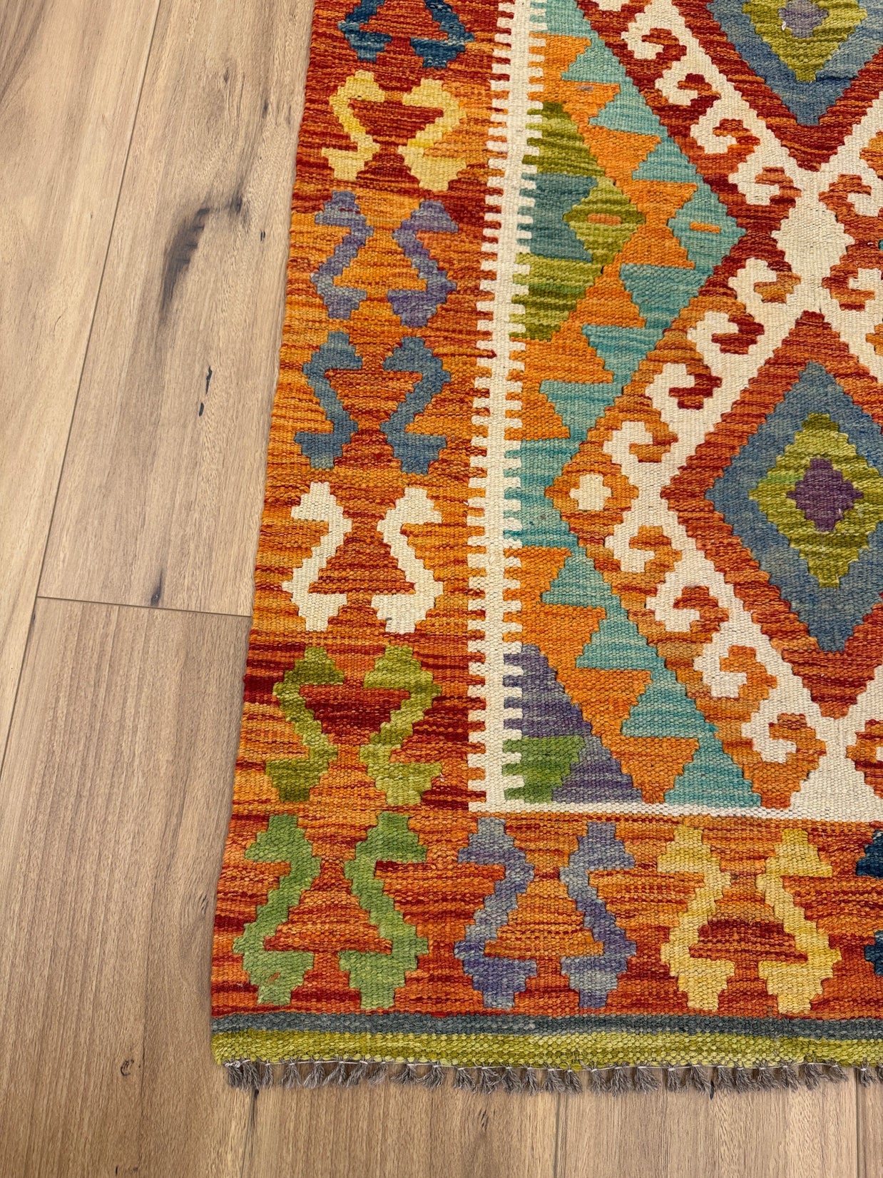 Chobi Kilim Rug - 122 cm x 81 cm