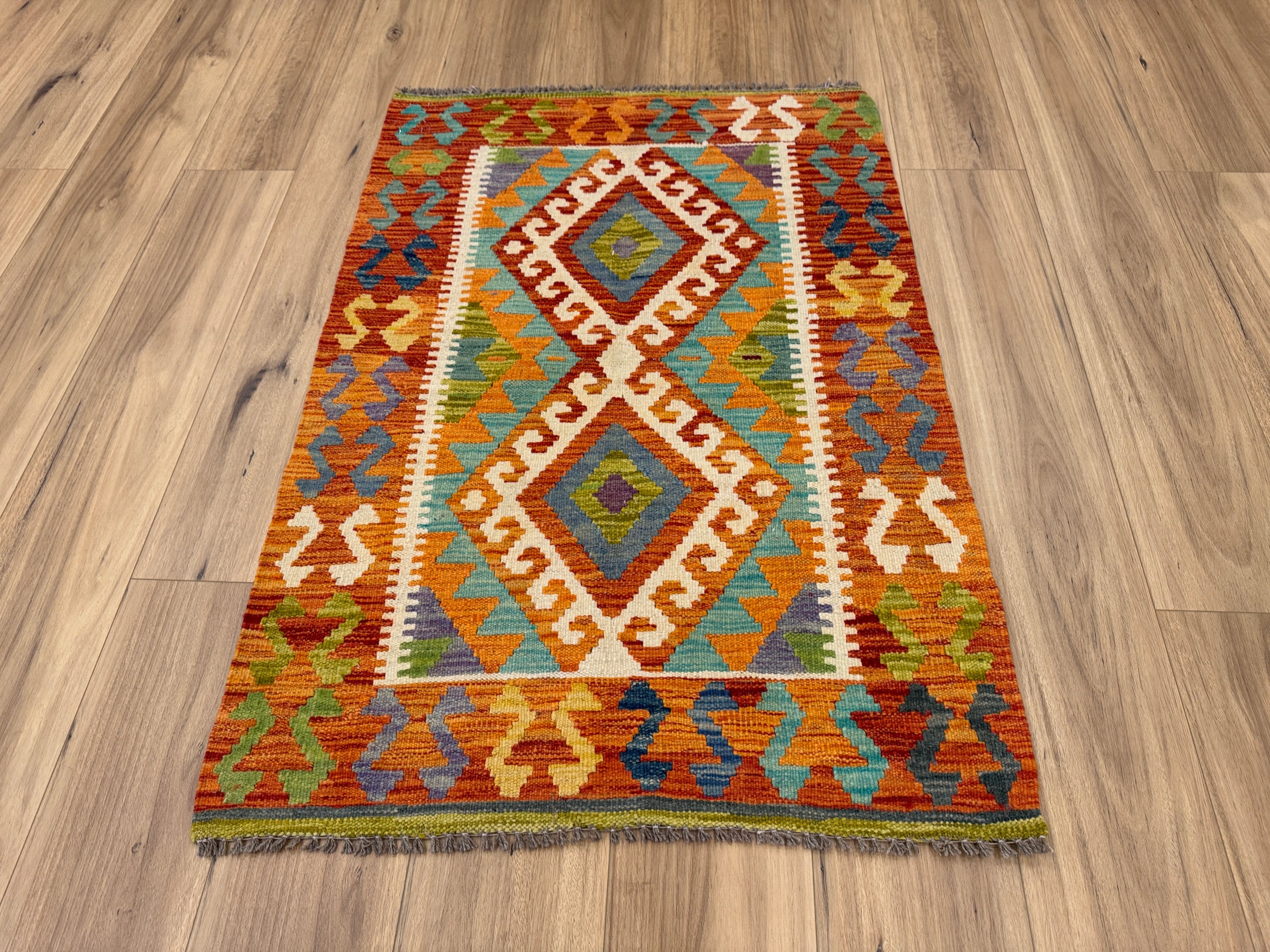 Chobi Kilim Rug - 122 cm x 81 cm