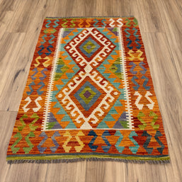 Chobi Kilim Rug - 122 cm x 81 cm