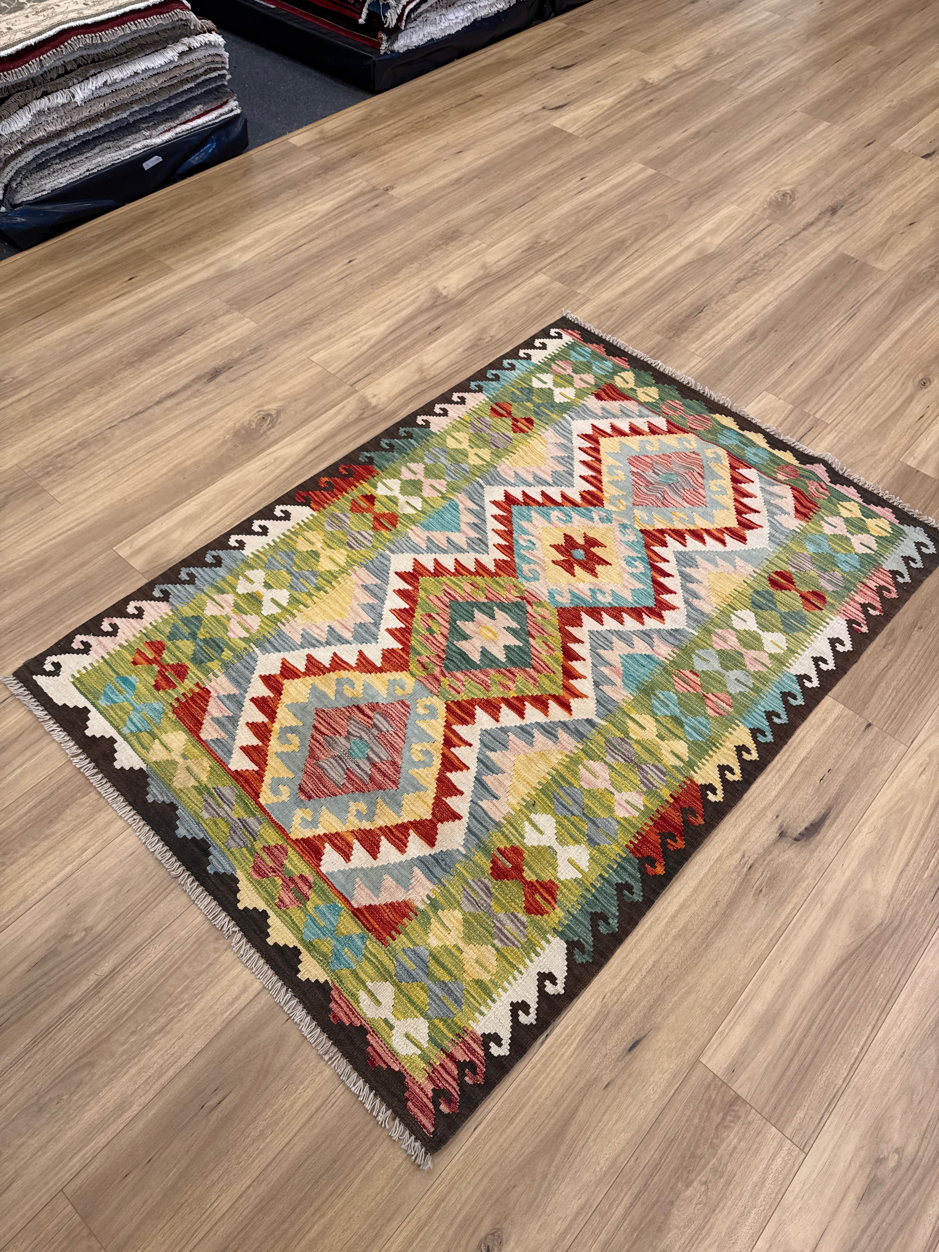 Chobi Kilim Rug - 173 cm x 122 cm