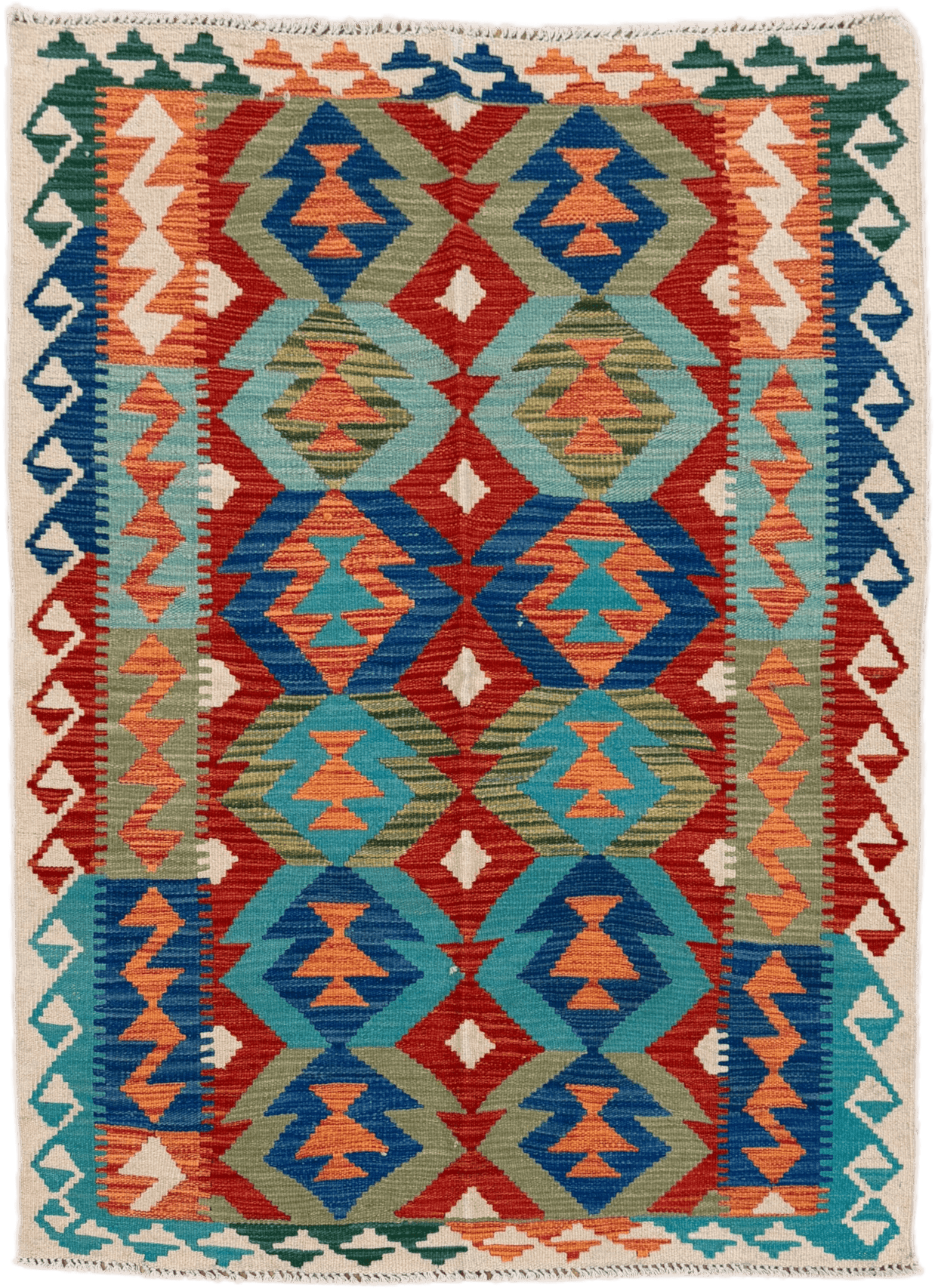 Chobi Kilim Rug - 164 cm x 119 cm