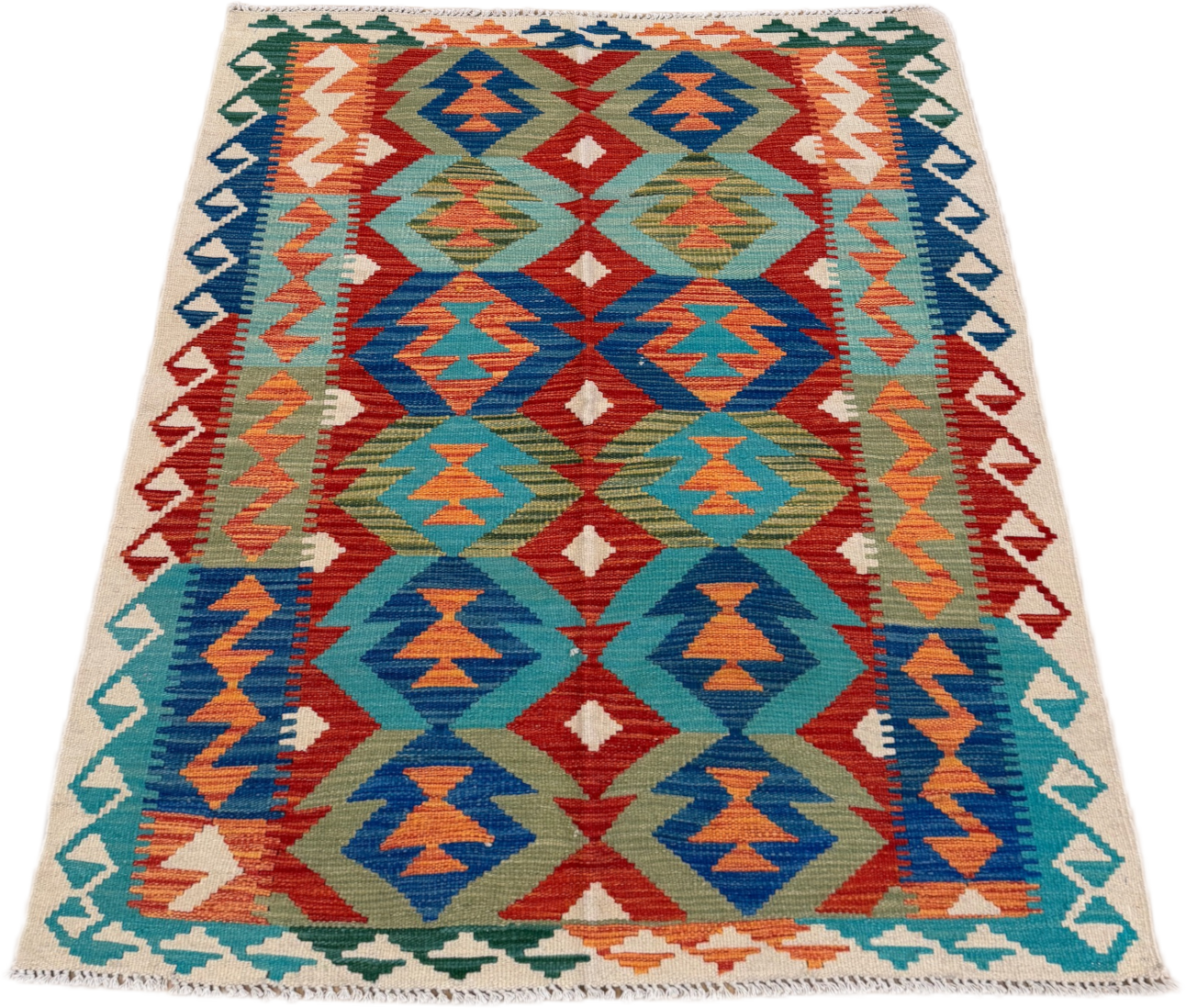 Chobi Kilim Rug - 164 cm x 119 cm