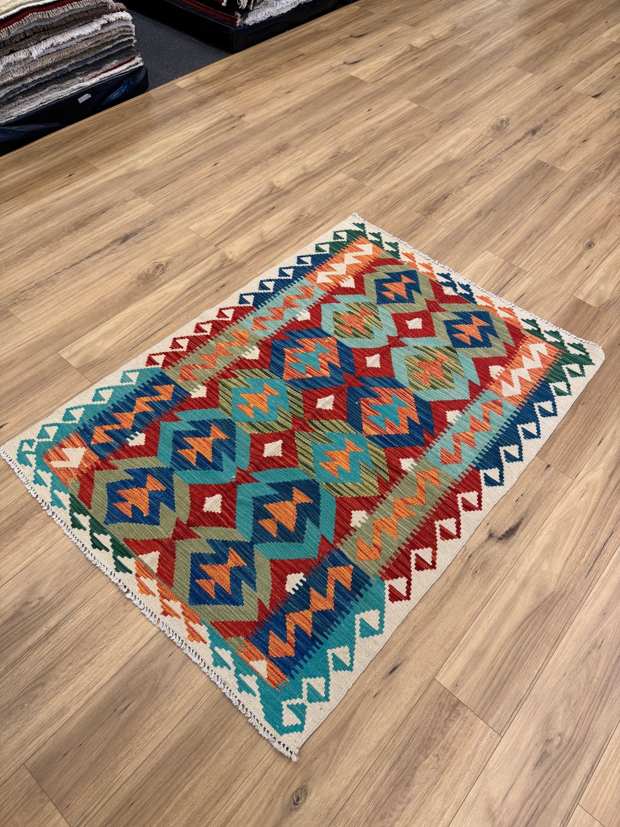 Chobi Kilim Rug - 164 cm x 119 cm