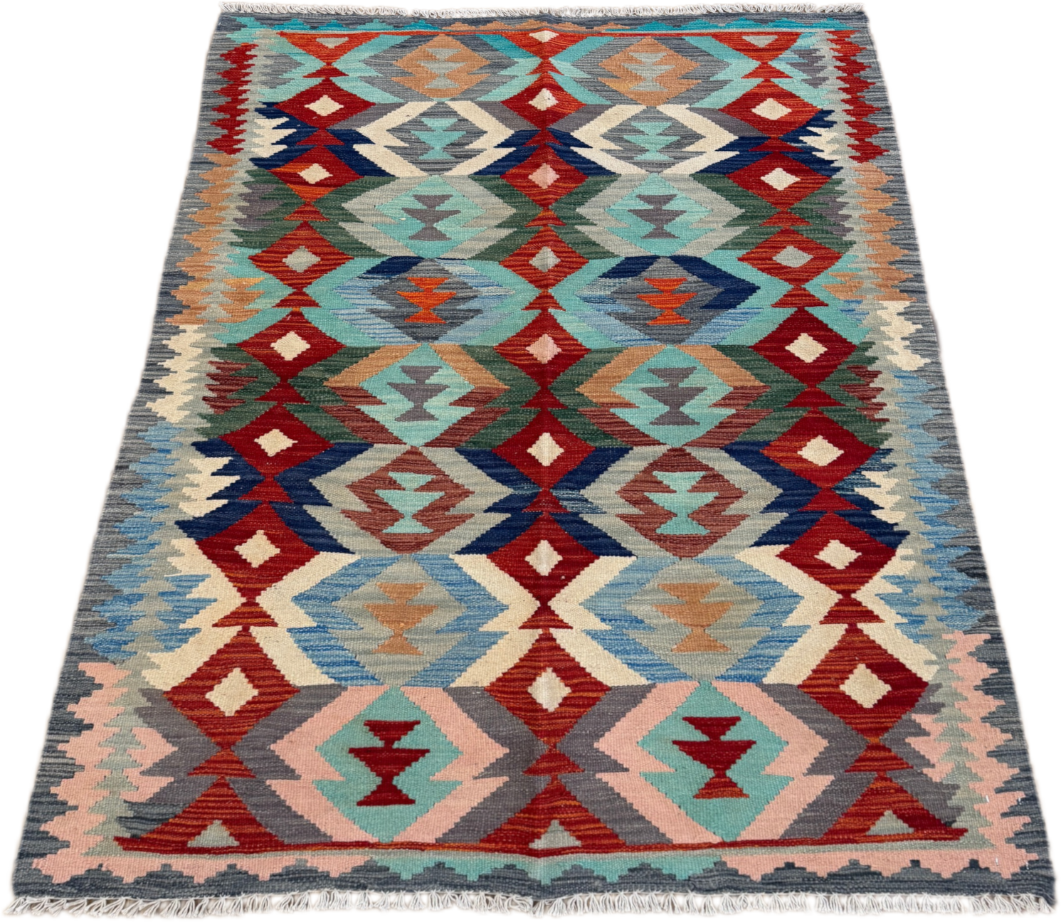 Chobi Kilim Rug - 174 cm x 124 cm