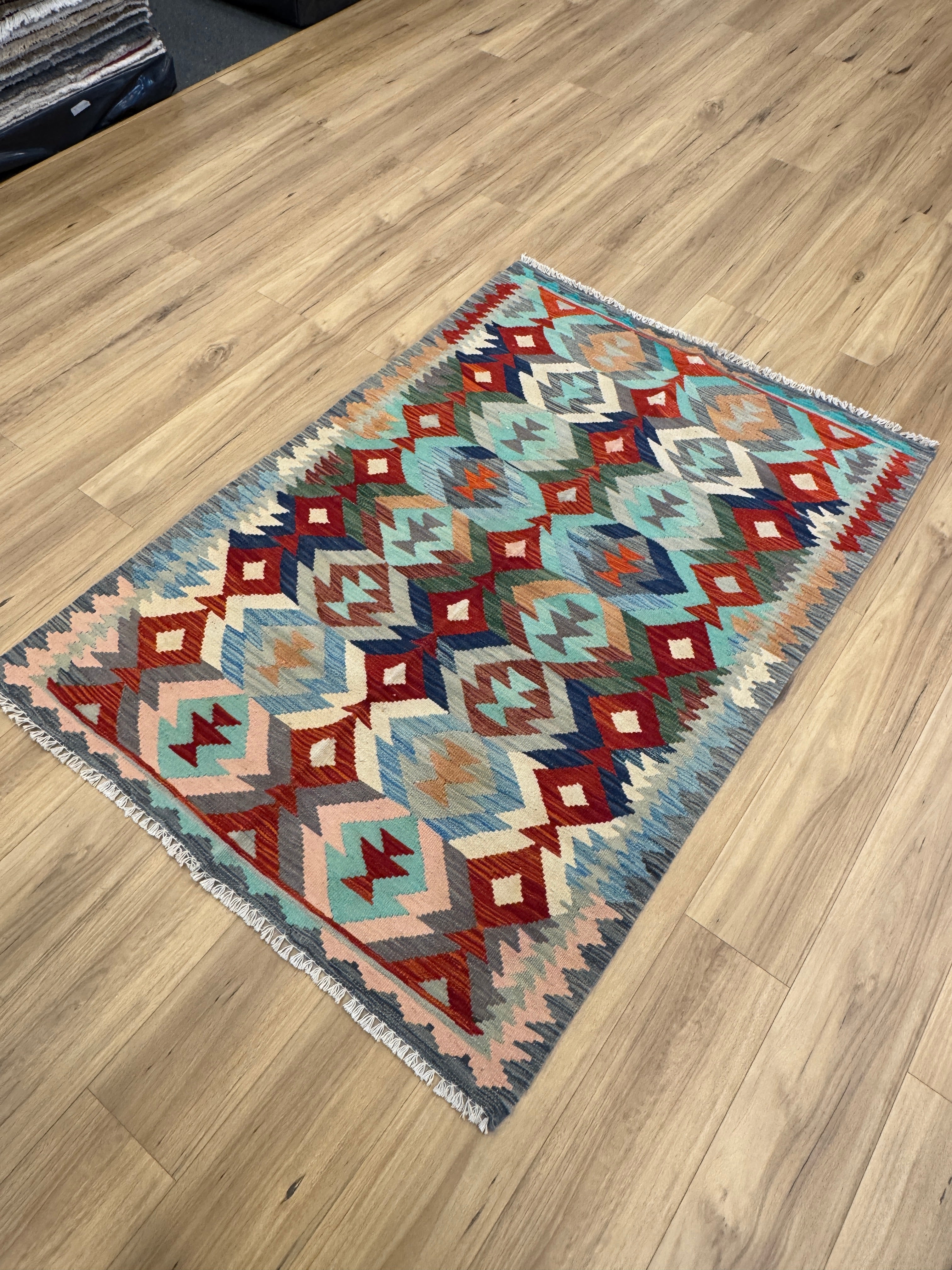 Chobi Kilim Rug - 174 cm x 124 cm