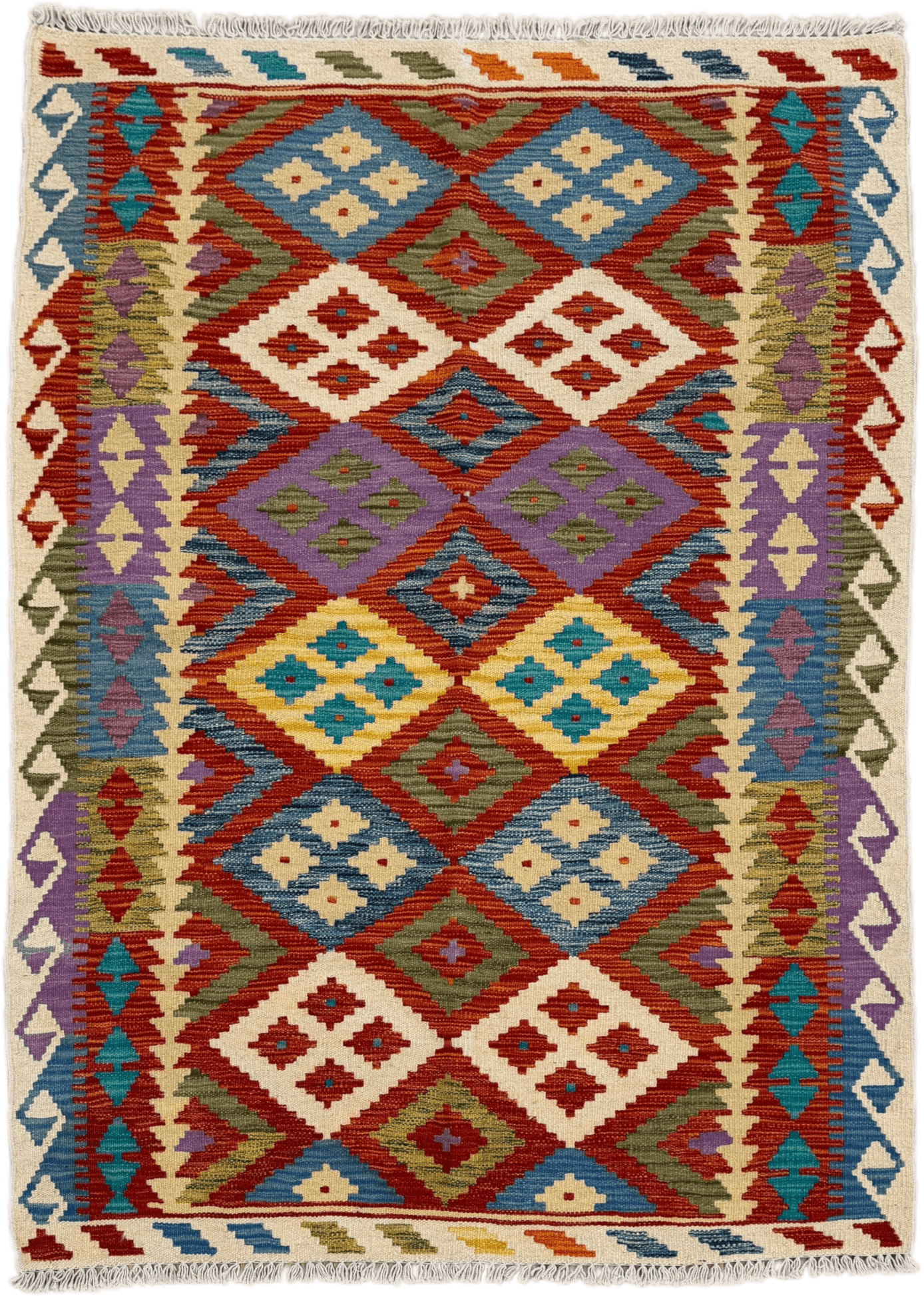 Chobi Kilim Rug - 164 cm x 117 cm