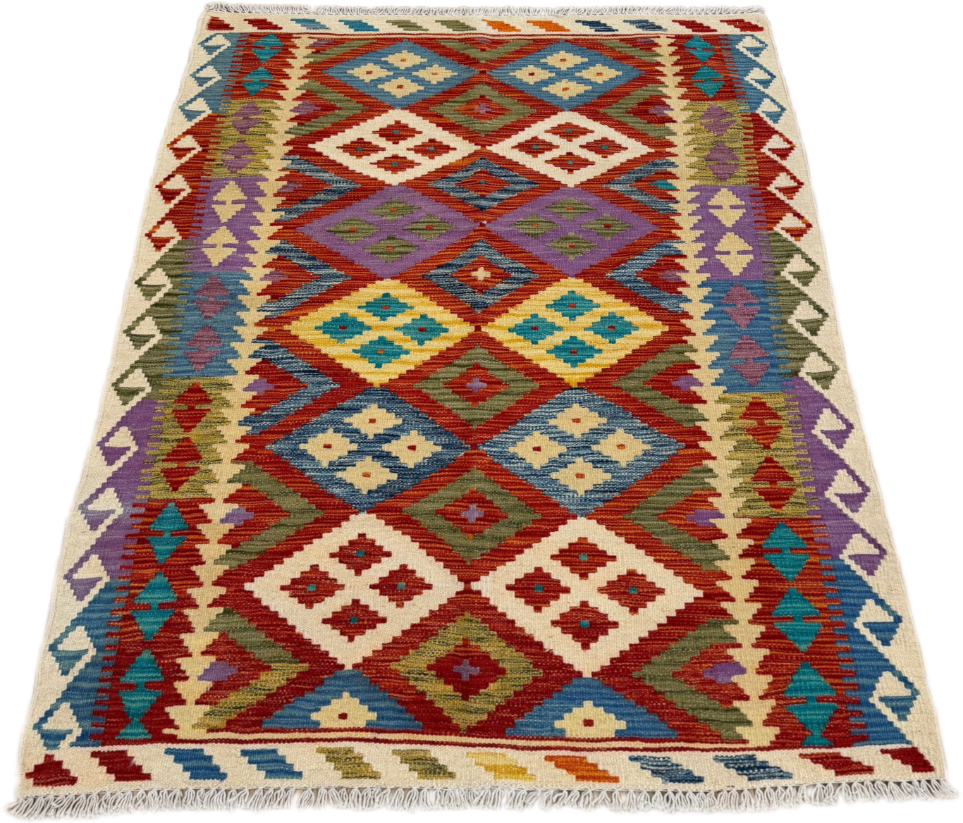 Chobi Kilim Rug - 164 cm x 117 cm