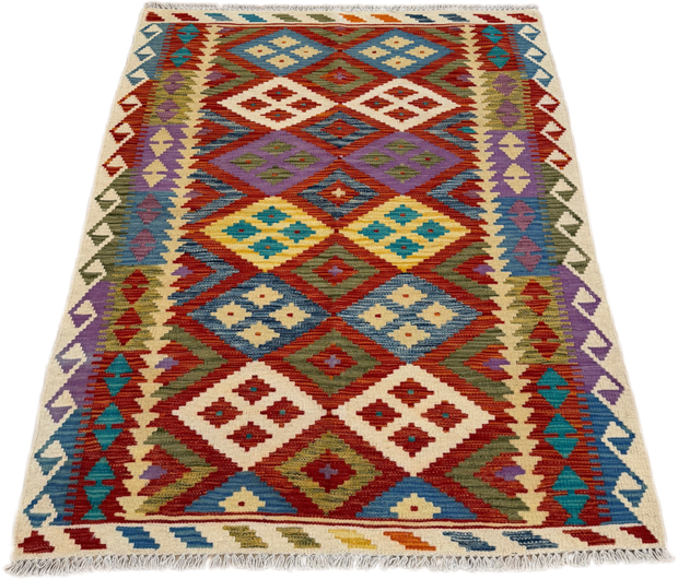 Chobi Kilim Rug - 164 cm x 117 cm