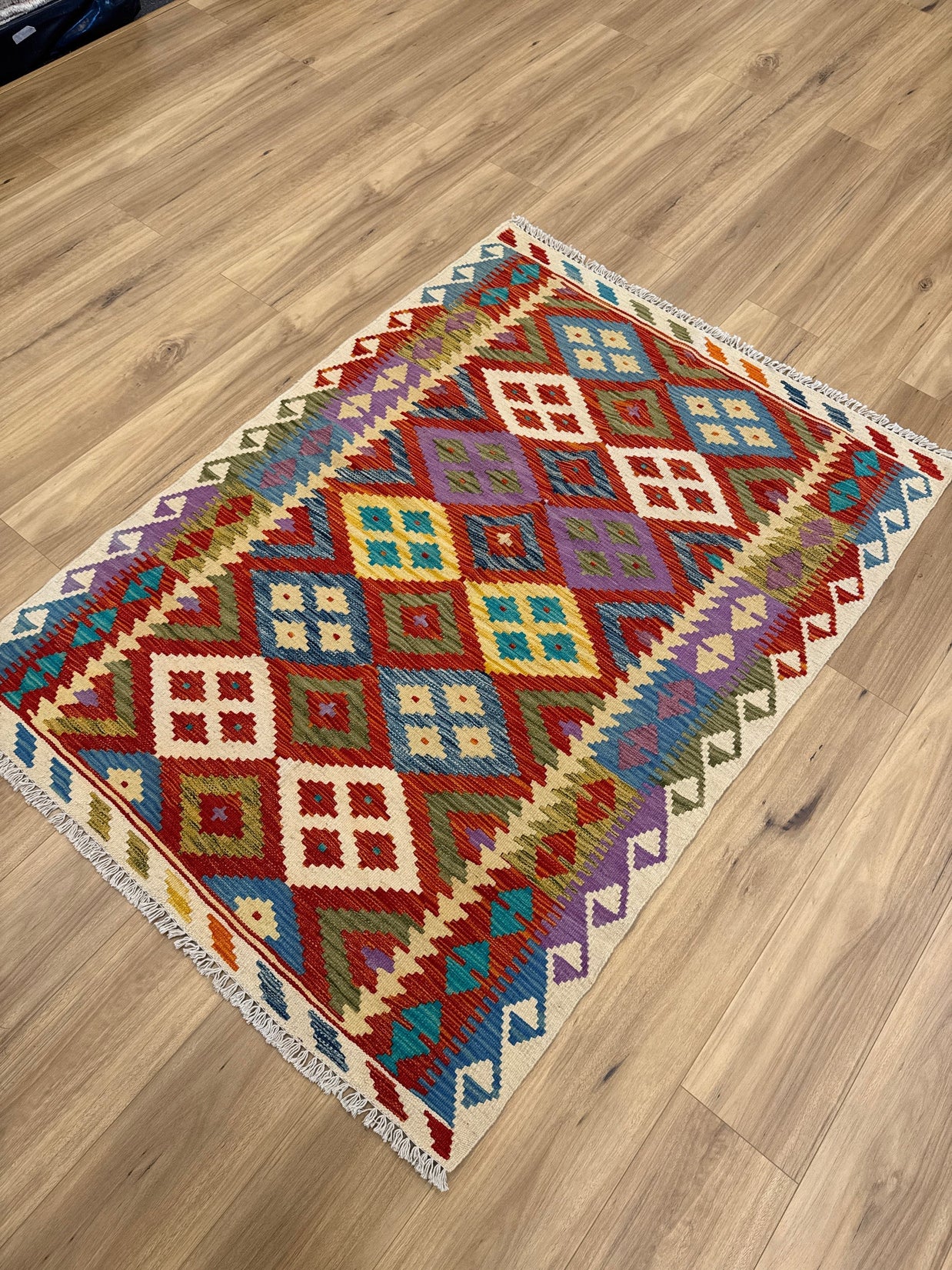 Chobi Kilim Rug - 164 cm x 117 cm