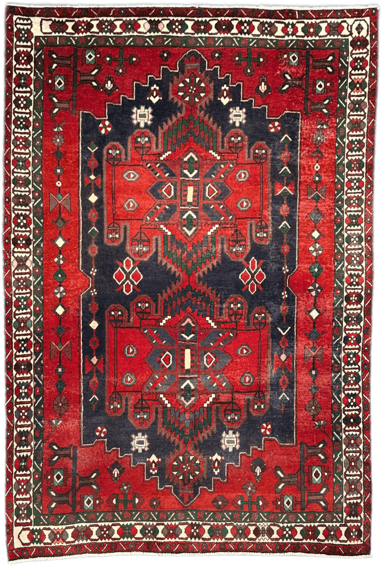 Hamadan Rug (Vintage/Antique) - 303 cm x 205 cm