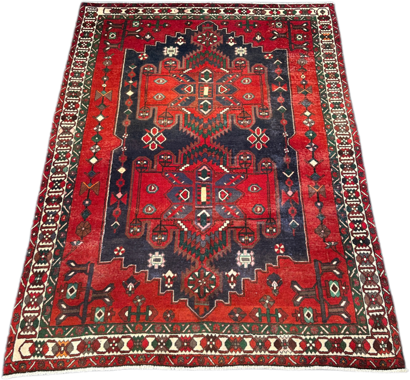 Hamadan Rug (Vintage/Antique) - 303 cm x 205 cm