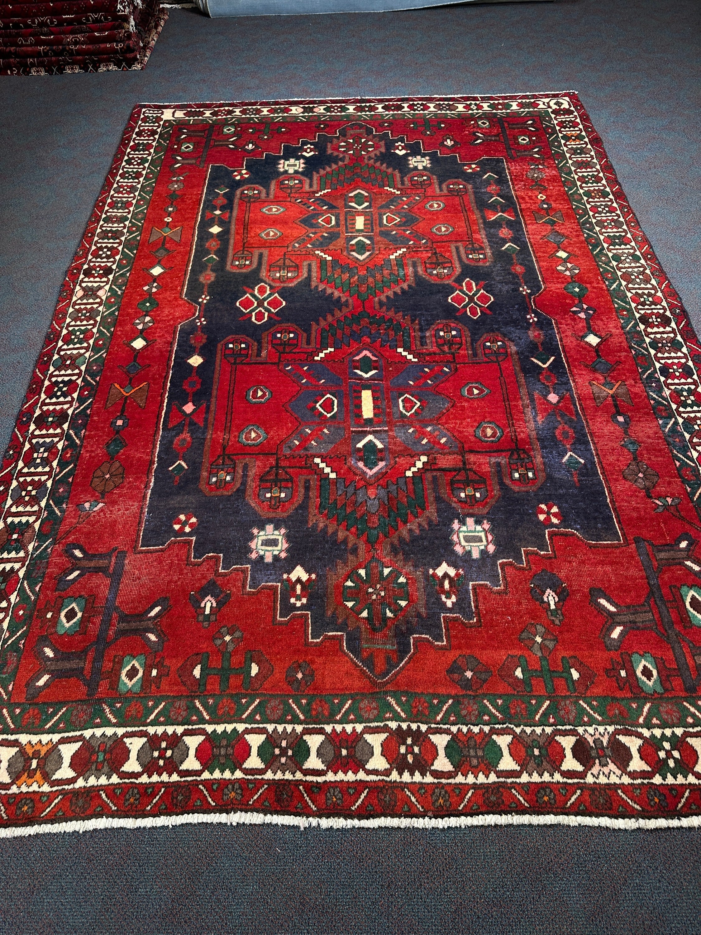 Hamadan Rug (Vintage/Antique) - 303 cm x 205 cm