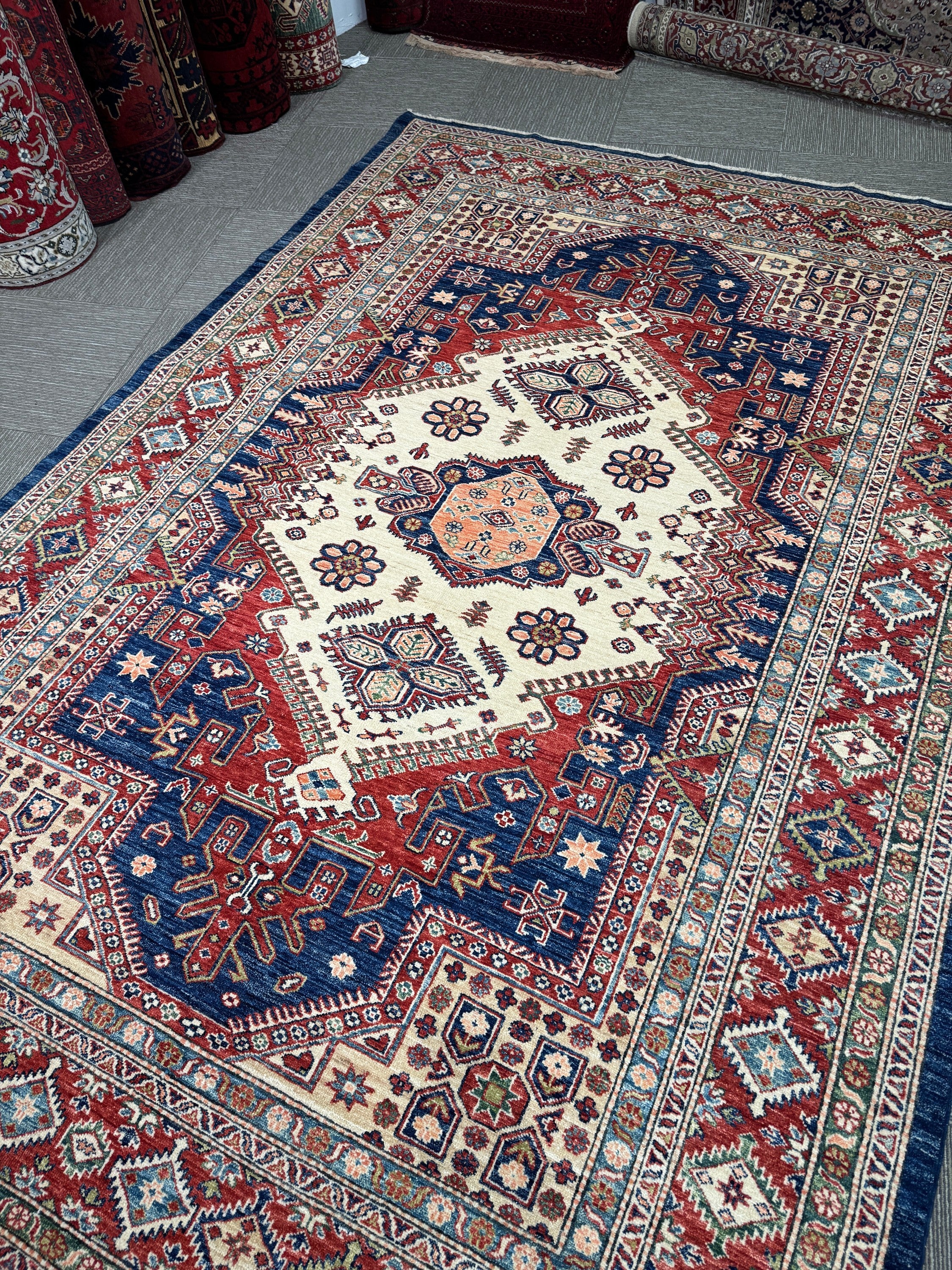 Super Kazak Rug - 294 cm x 204 cm