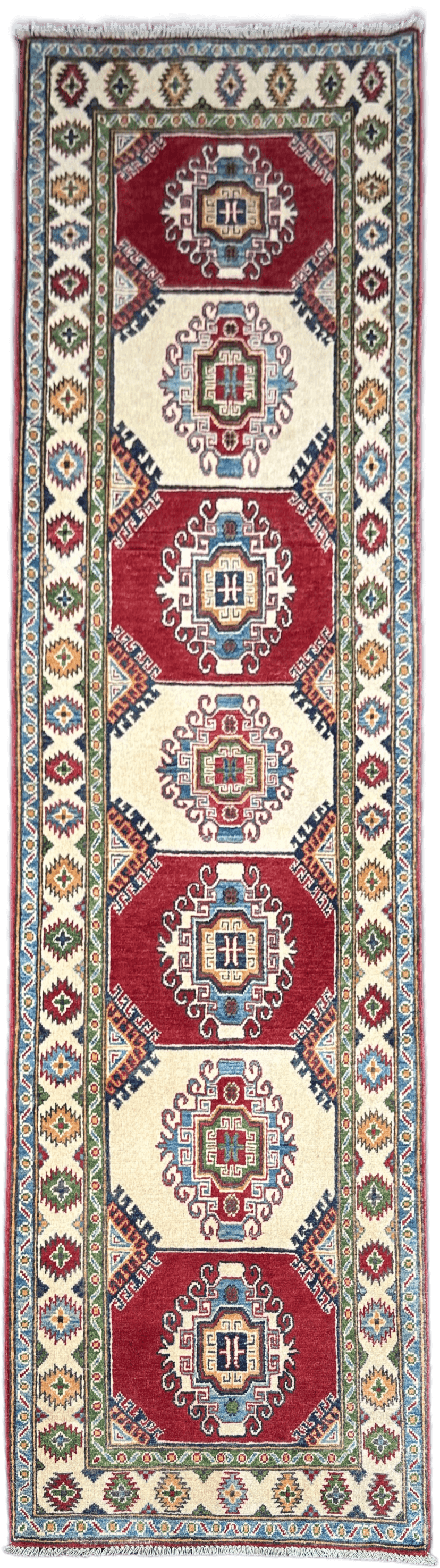 Kazak Runner - 291 cm x 82 cm