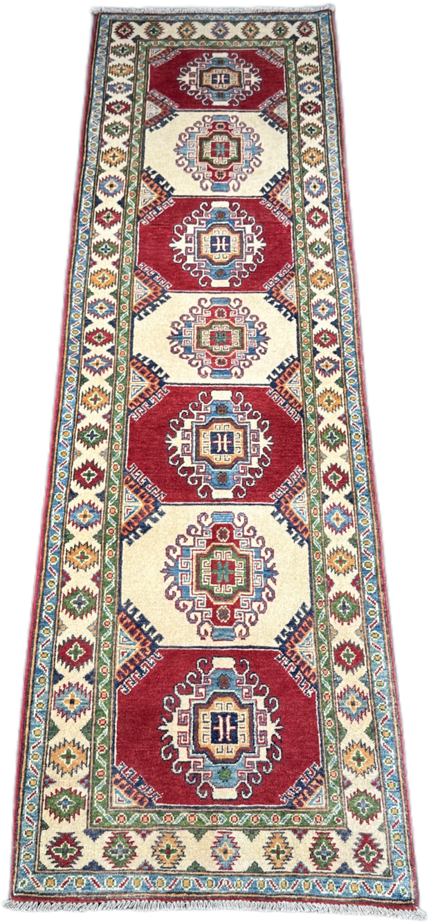 Kazak Runner - 291 cm x 82 cm