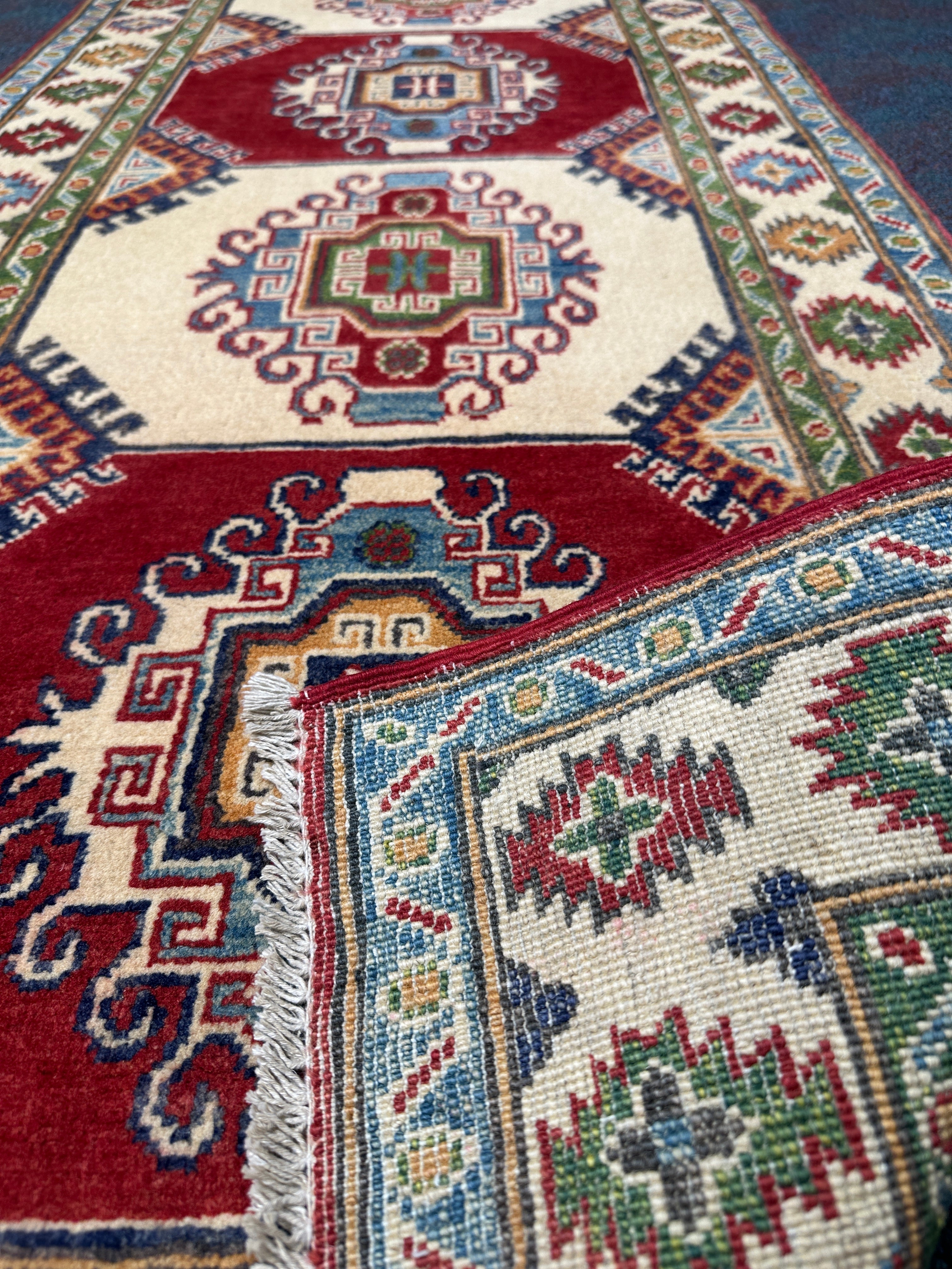 Kazak Runner - 291 cm x 82 cm