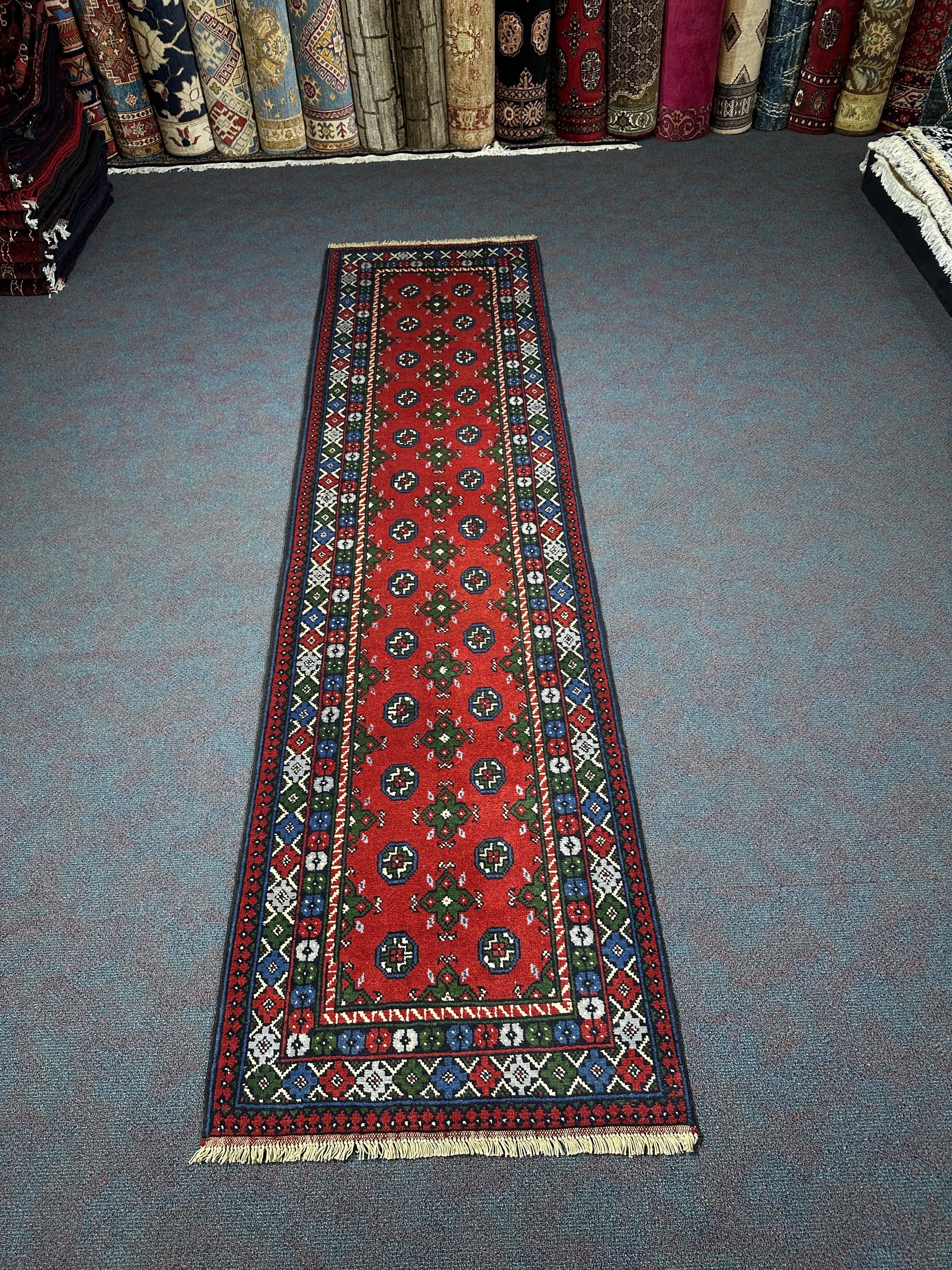 Turkoman Runner - 296 cm x 80 cm