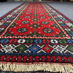 Turkoman Runner - 296 cm x 80 cm