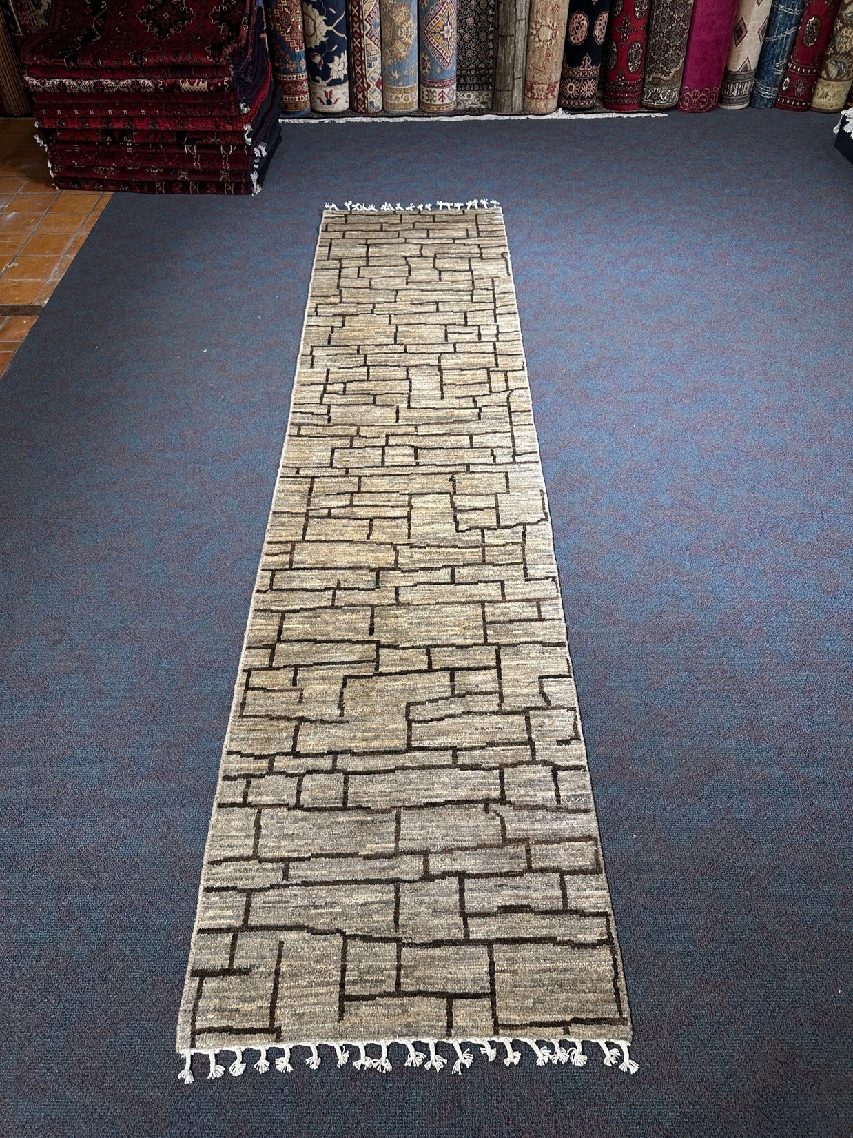 Moroccan Runner - 351 cm x 86 cm