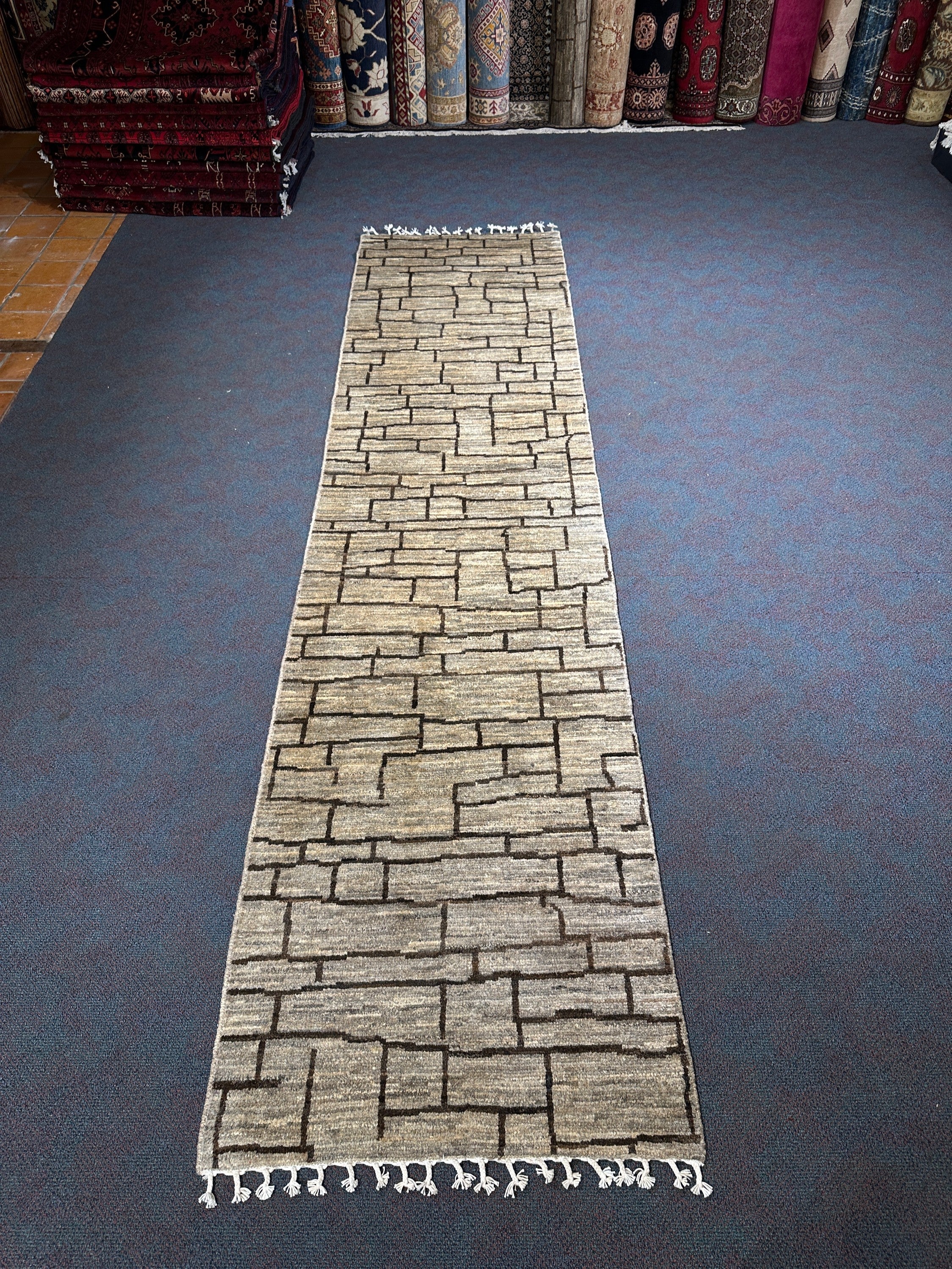 Moroccan Runner - 351 cm x 86 cm