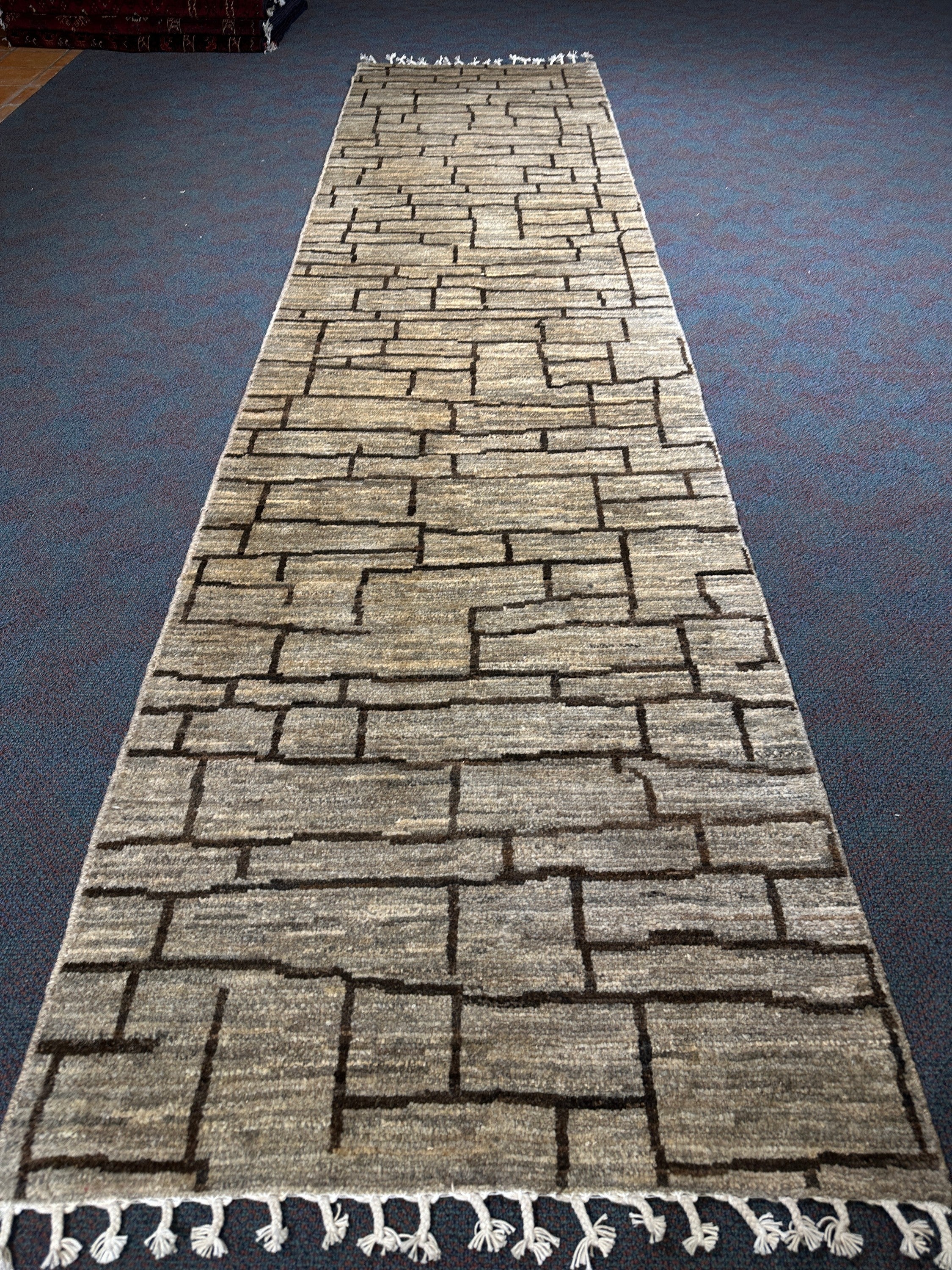 Moroccan Runner - 351 cm x 86 cm
