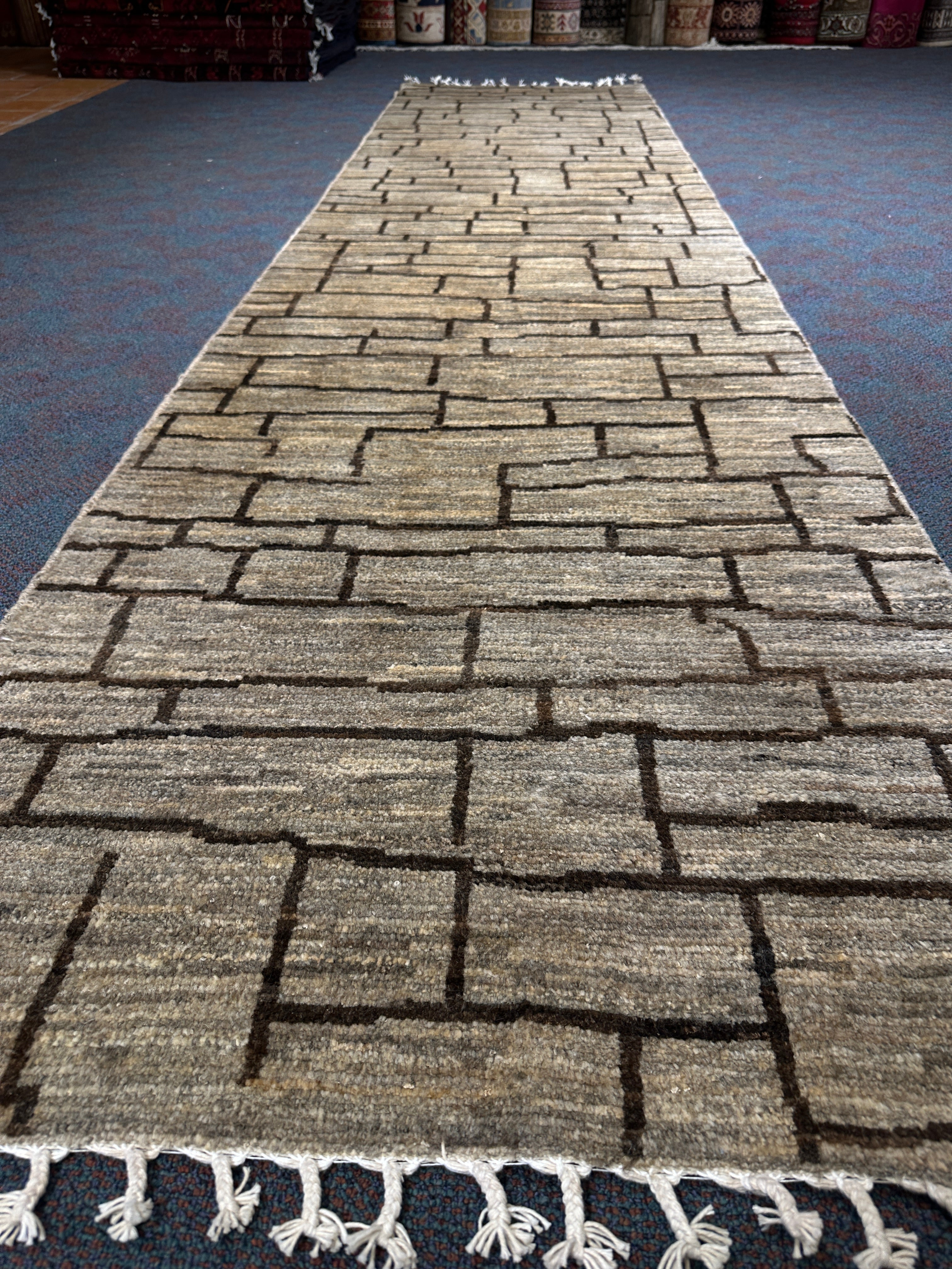 Moroccan Runner - 351 cm x 86 cm
