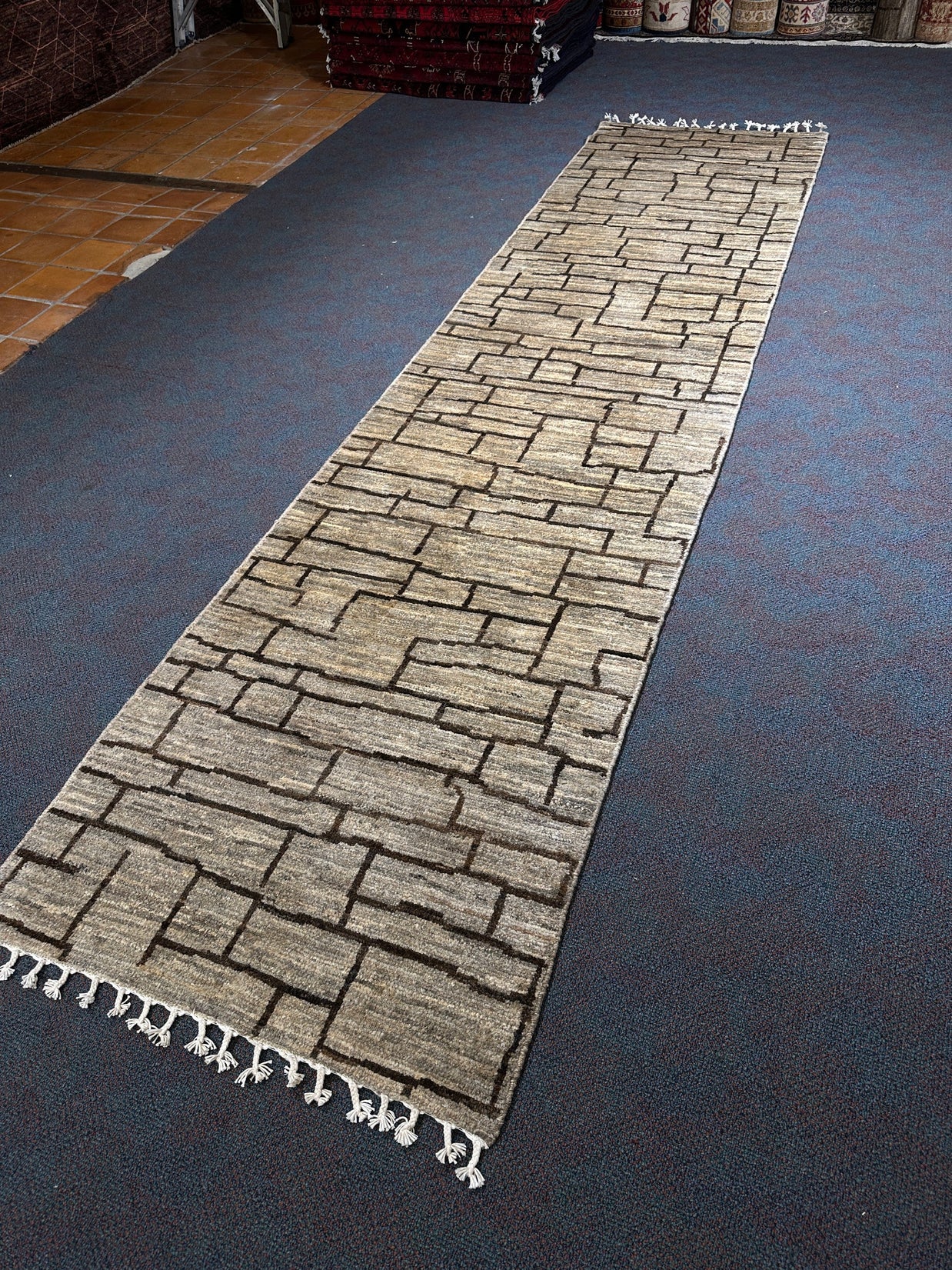 Moroccan Runner - 351 cm x 86 cm