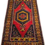 Turkish Rug - 266 cm x 137 cm