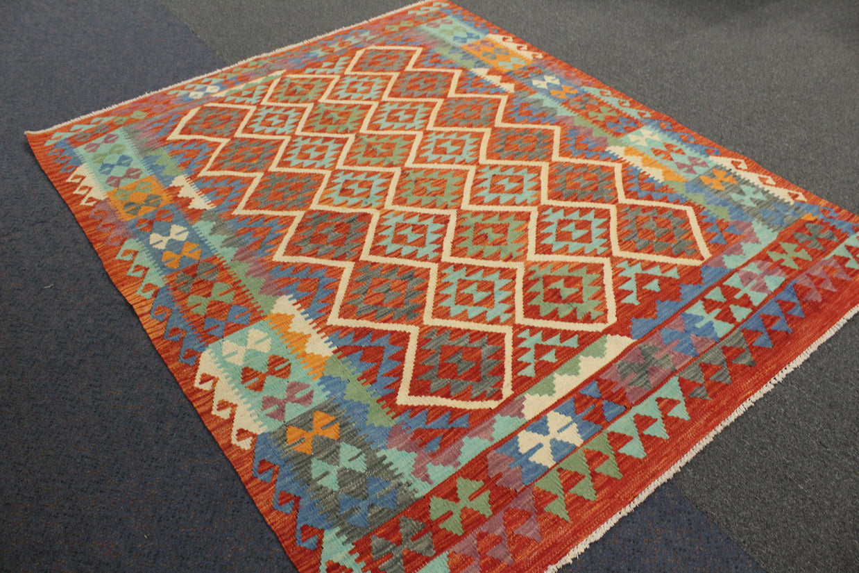 Chobi Kilim - 191 cm x 154 cm