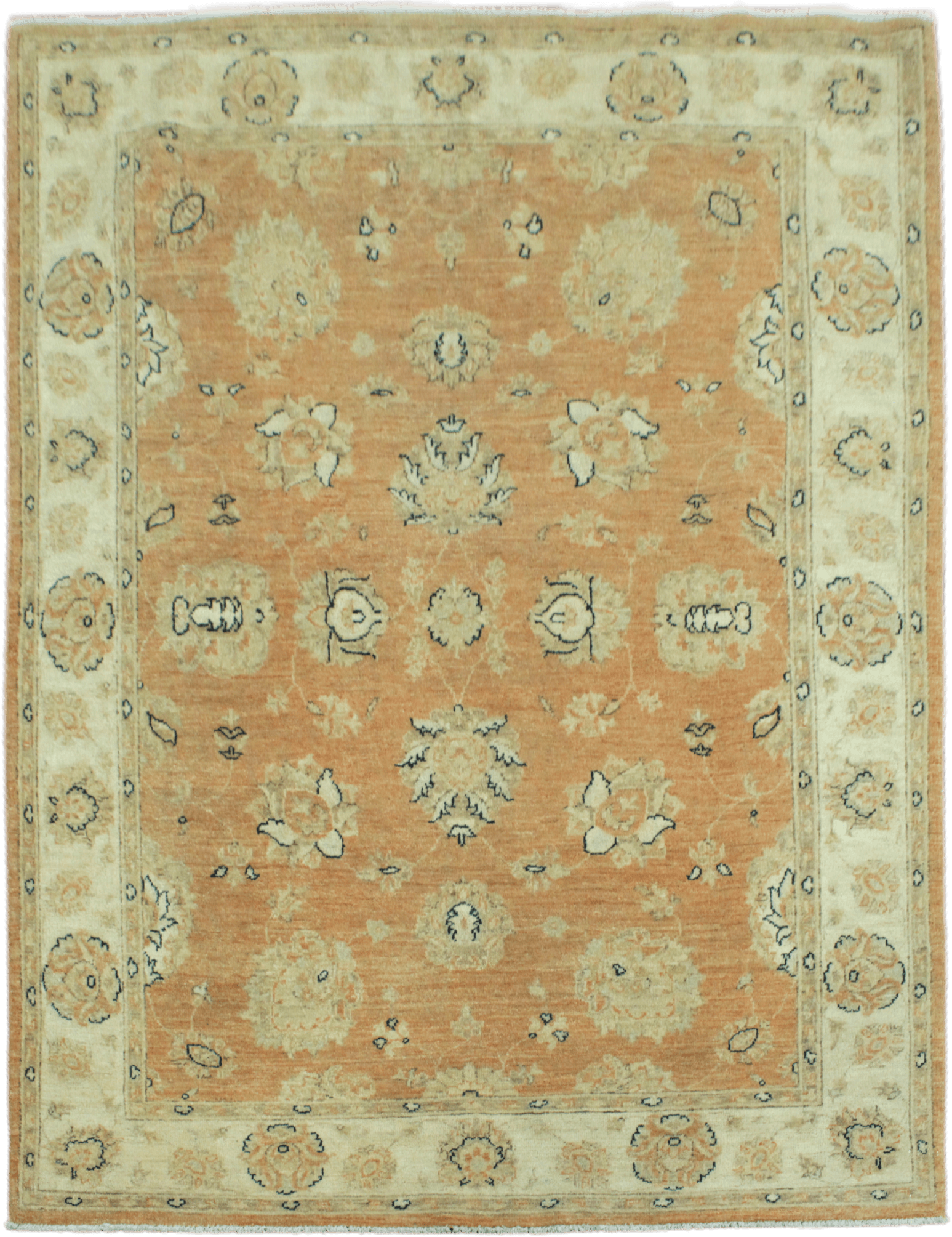 Chobi Rug - 196 cm x 151 cm