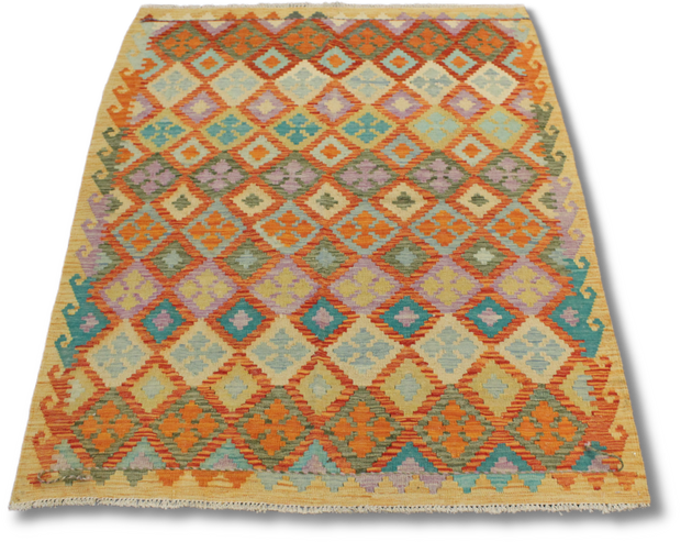 Chobi Kilim - 181 cm x 142 cm