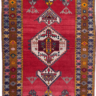 Vintage Hamadan Rug - 245 cm x 150 cm