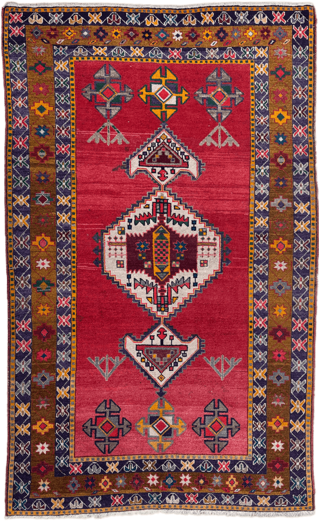 Vintage Hamadan Rug - 245 cm x 150 cm