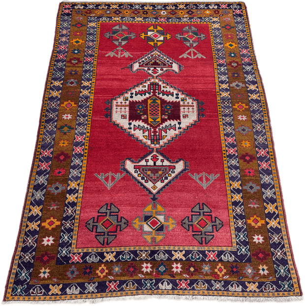 Vintage Hamadan Rug - 245 cm x 150 cm
