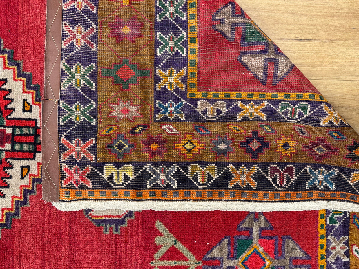 Vintage Hamadan Rug - 245 cm x 150 cm