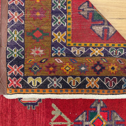 Vintage Hamadan Rug - 245 cm x 150 cm
