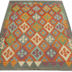 Chobi Kilim - 196 cm x 151 cm