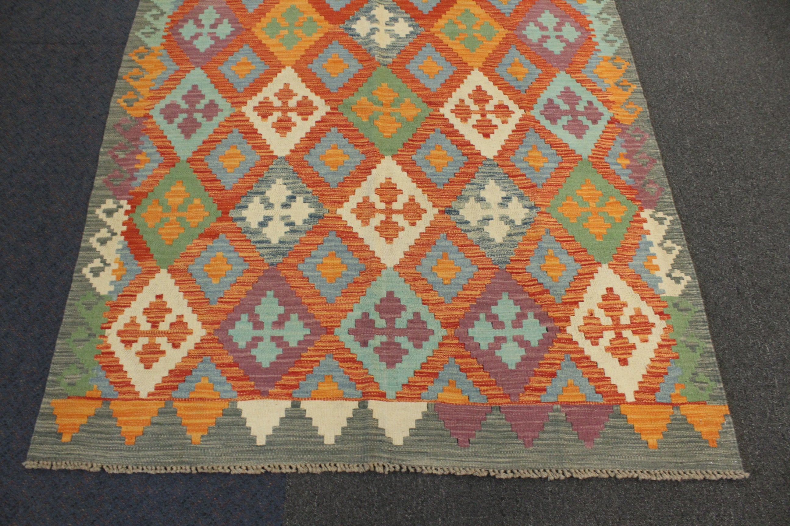 Chobi Kilim - 196 cm x 151 cm